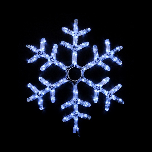Гирлянда внешняя DELUX MOTIF Snowflake 0,55м flash белый IP 44 EN 90012963 фото