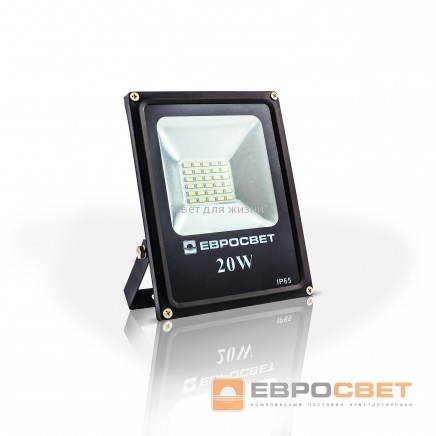 Прожектор EVRO LIGHT ES-20-01 6400K 1100Lm SMD 000039080 фото