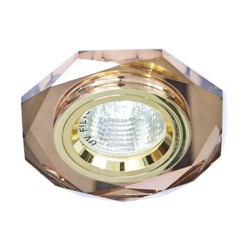 Встраиваемый светильник Feron 8020-2 коричневый золото 20106 20106 фото